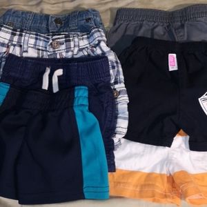 ❤️ 3-6 mo Lot of 7 Boys Shorts